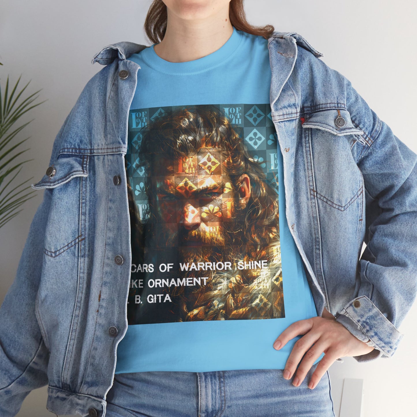 (M) Gita Guerrière Unisex Heavy Cotton Tee