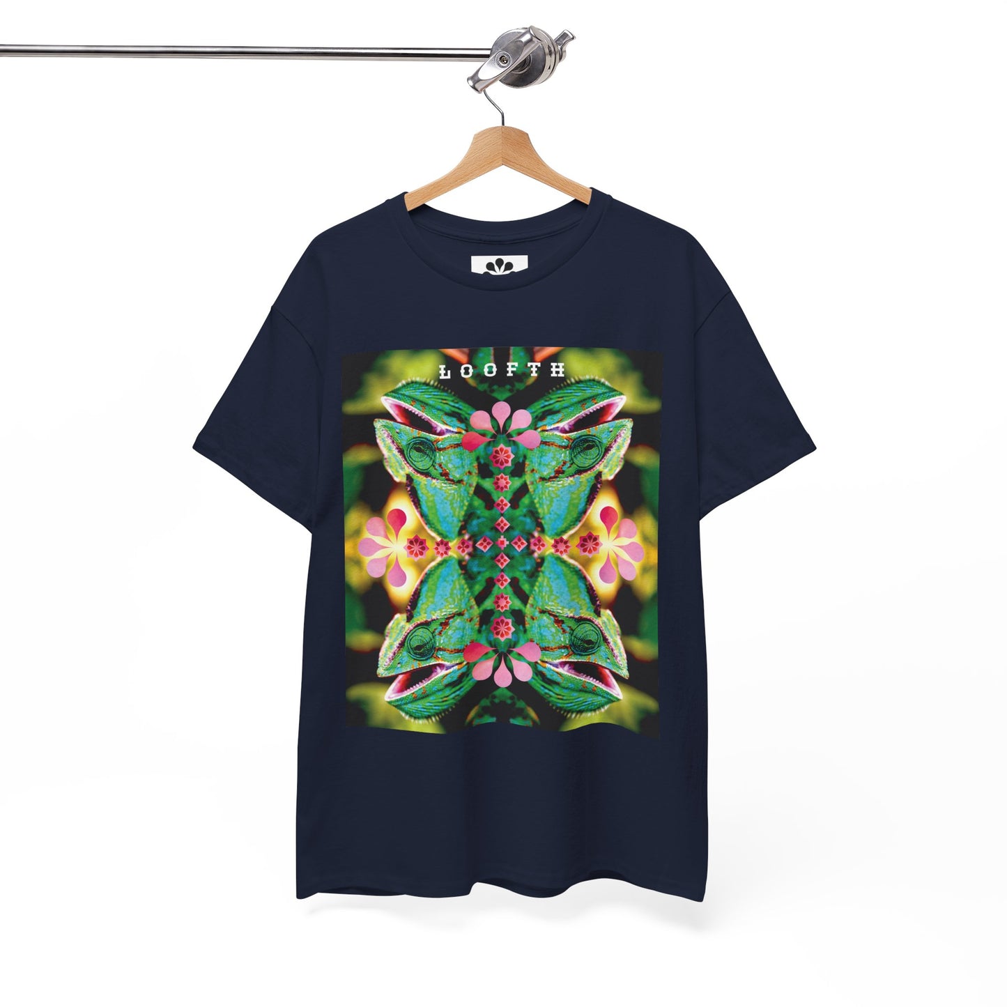 (F) Vert Chameleon Unisex Organic Combed Cotton Medium Fit T-shirt