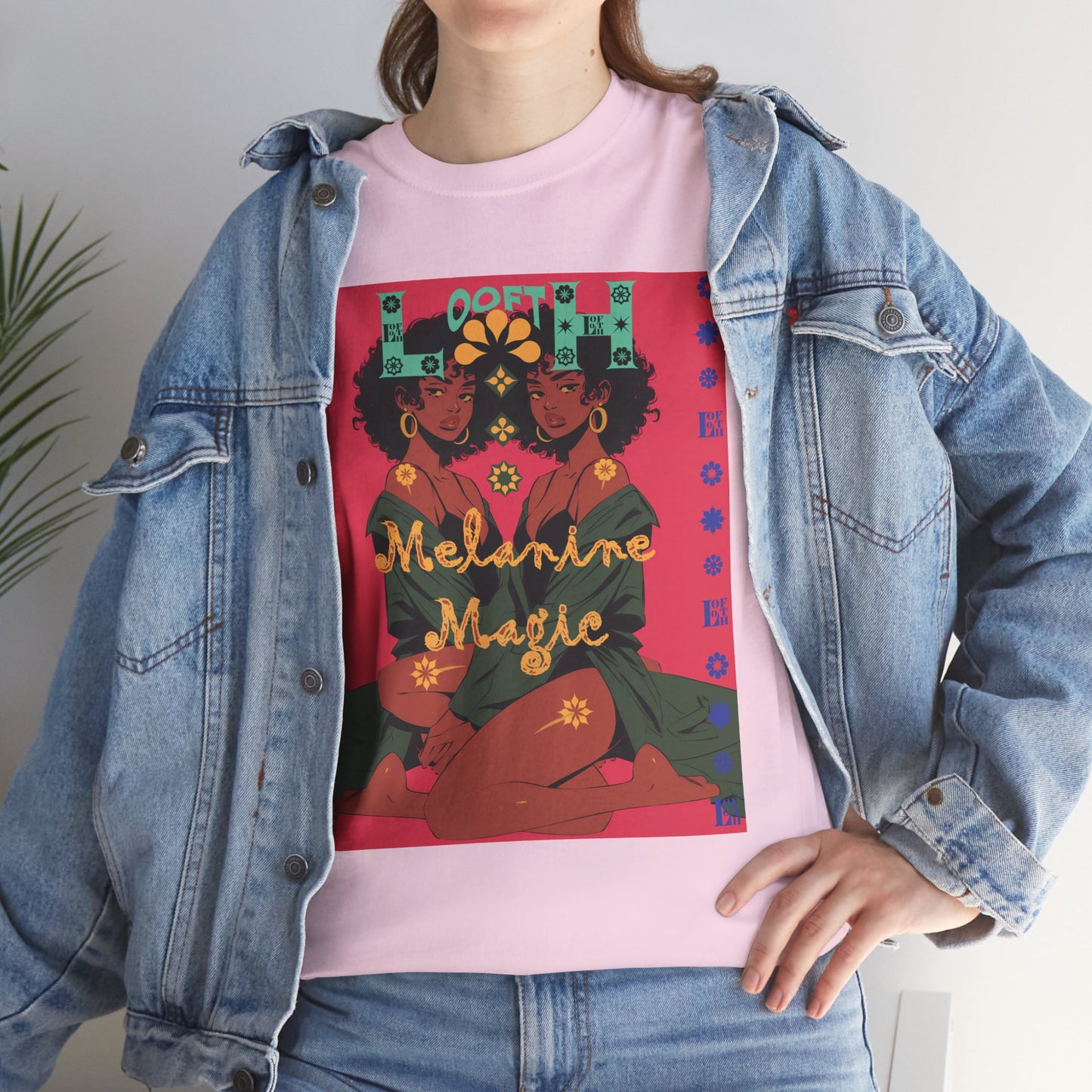 (F) Magie Ébène Unisex Heavy Cotton Tee