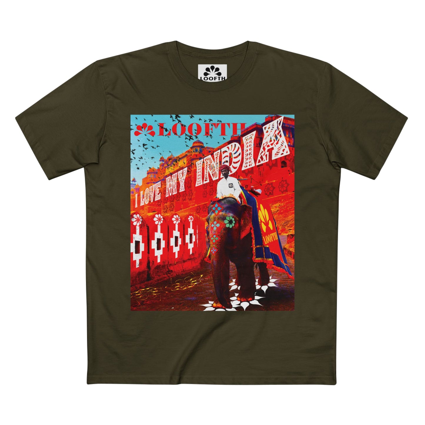 (M) Éléphant Raj Adult Staple T-Shirt