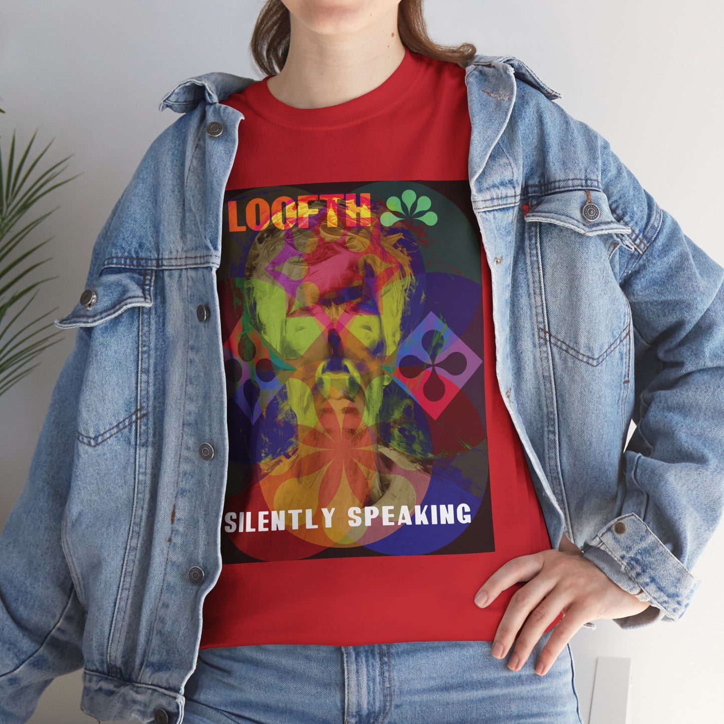 (M) Vibrance Silencieuse Unisex Heavy Cotton Tee