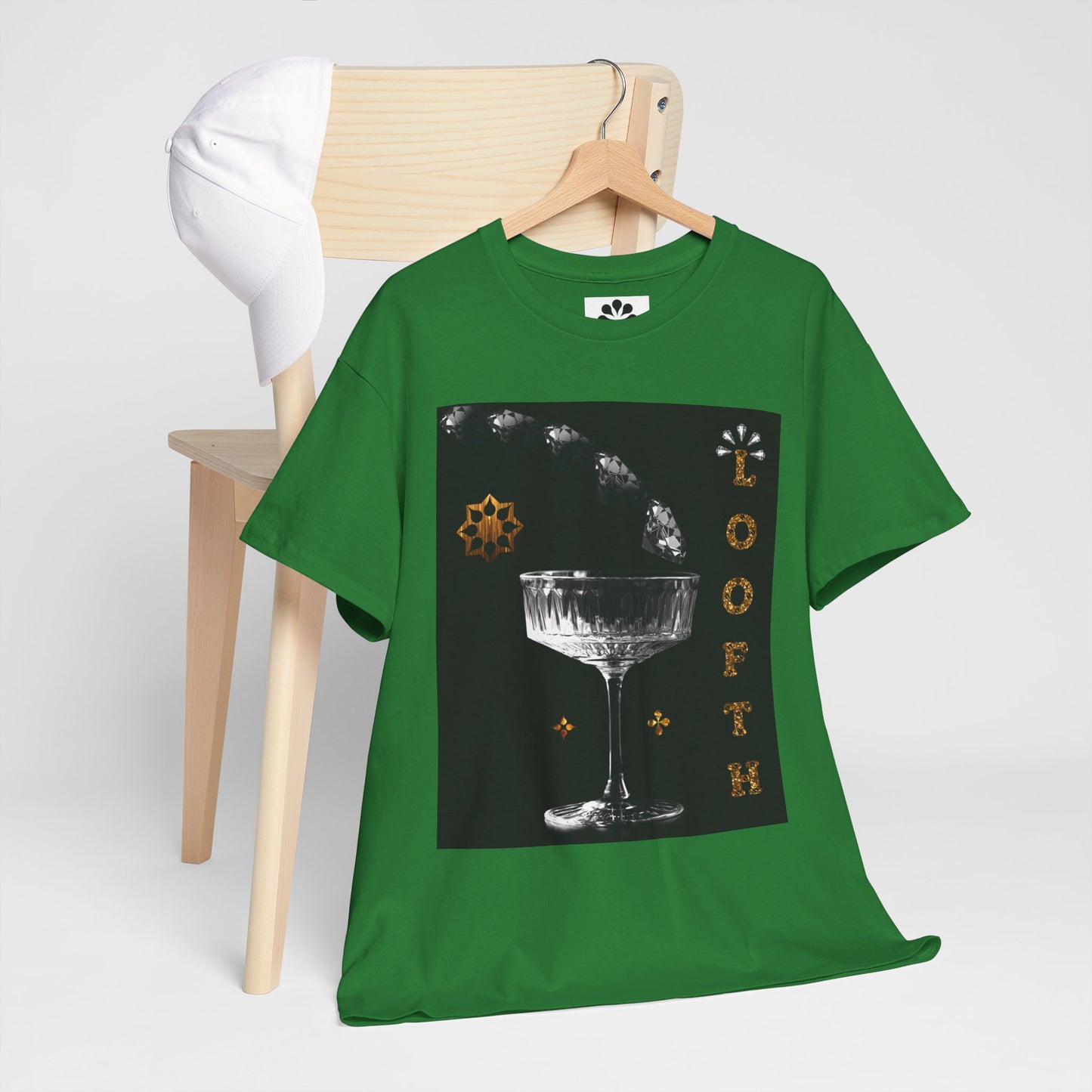 (M) Cristal Noir Unisex Heavy Cotton Tee