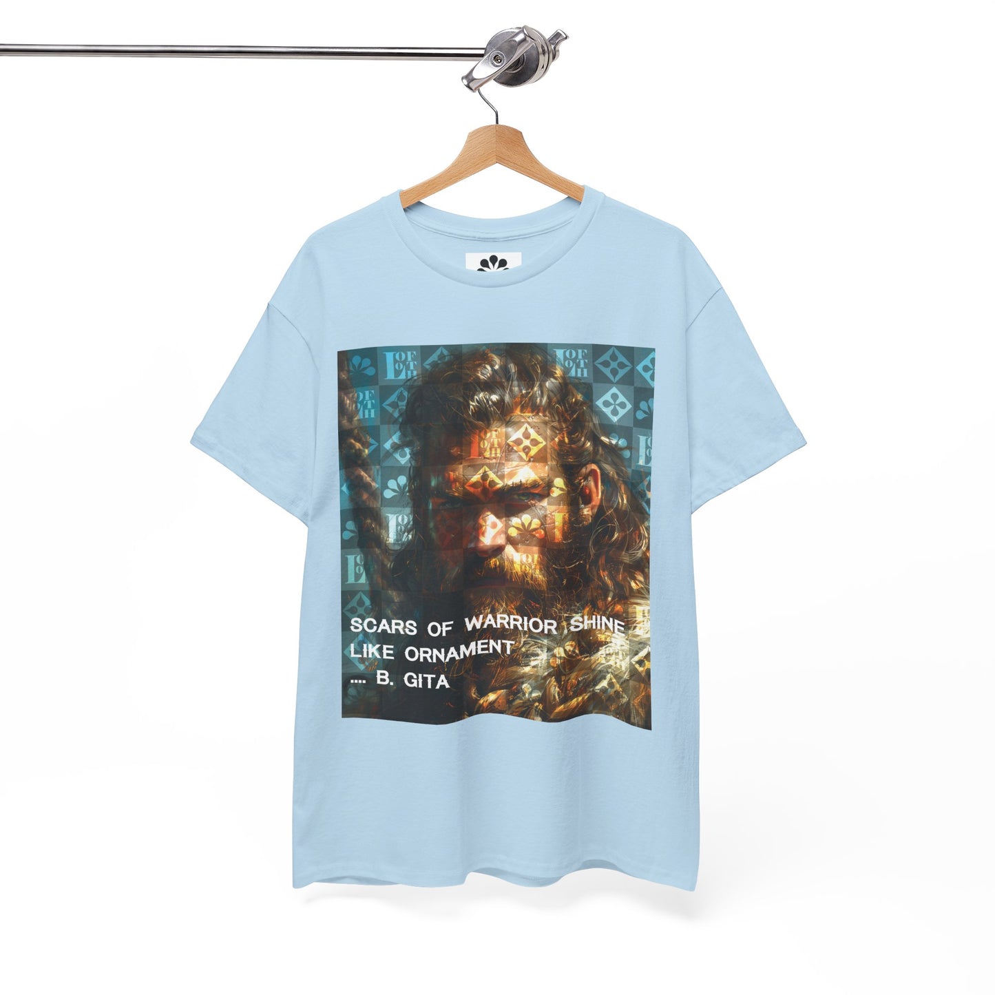 (M) Gita Guerrière Unisex Heavy Cotton Tee