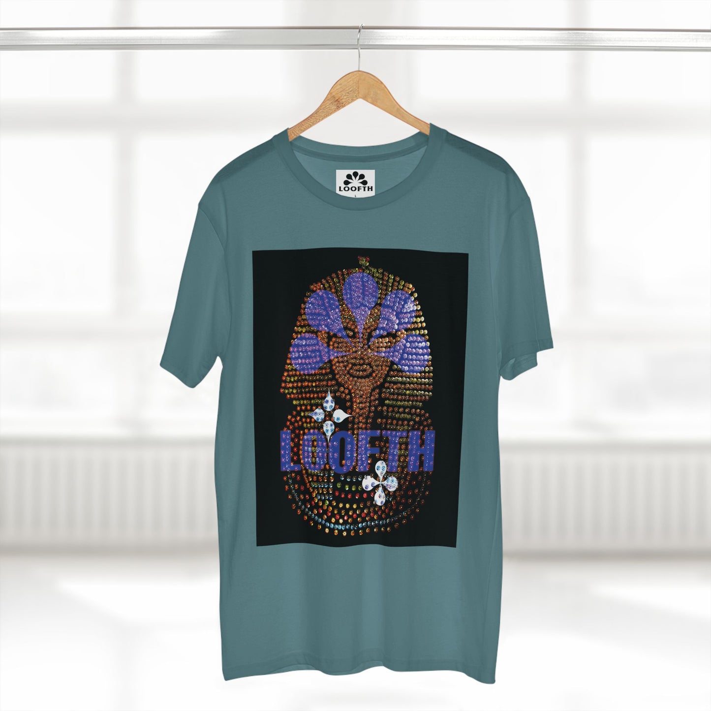 (M) Pharaon Azur Adult Staple T-Shirt