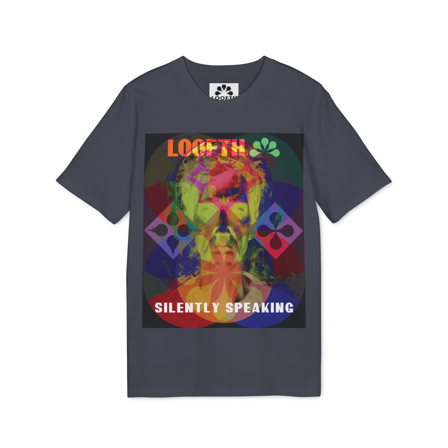(F) Vibrance Silencieuse Unisex Organic Combed Cotton Medium Fit T-shirt