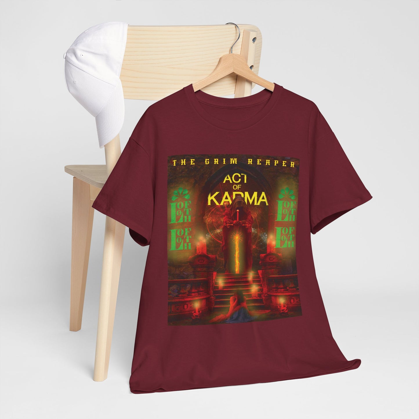 (F) Karma Rouge Heavy Cotton Tee