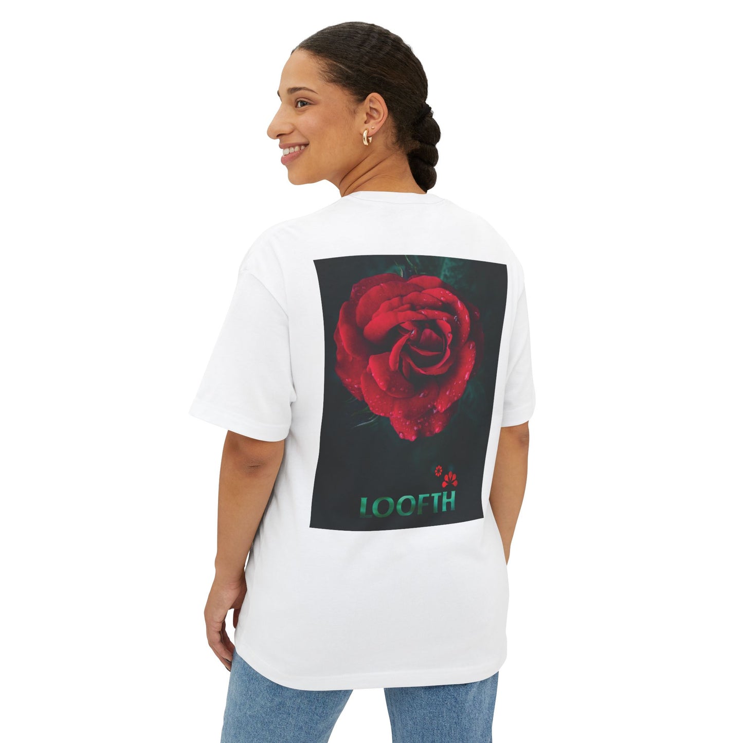 (F) Rosé de Mystique Unisex Oversized Boxy Tee