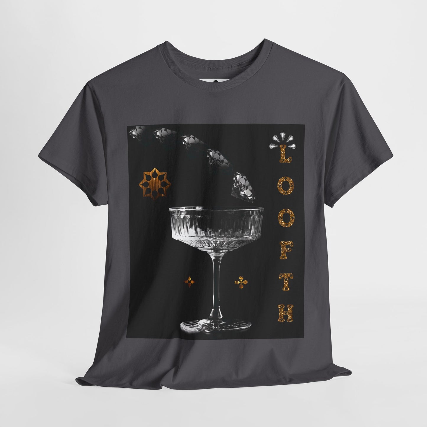 (M) Cristal Noir Unisex Heavy Cotton Tee