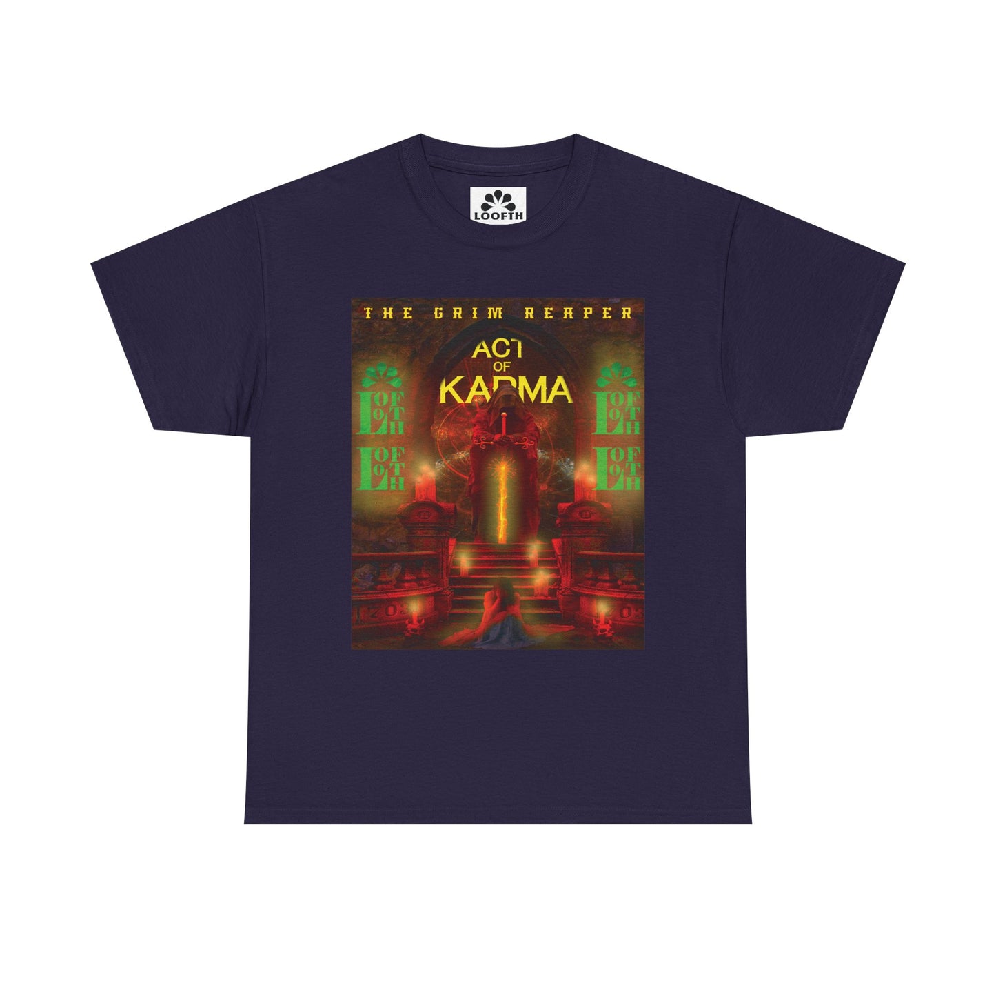 (M) Karma Rouge Unisex Heavy Cotton T-Shirt