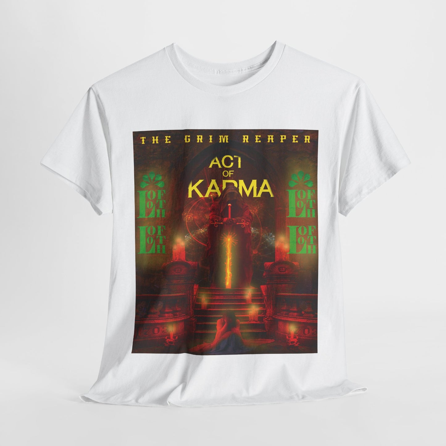 (F) Karma Rouge Heavy Cotton Tee