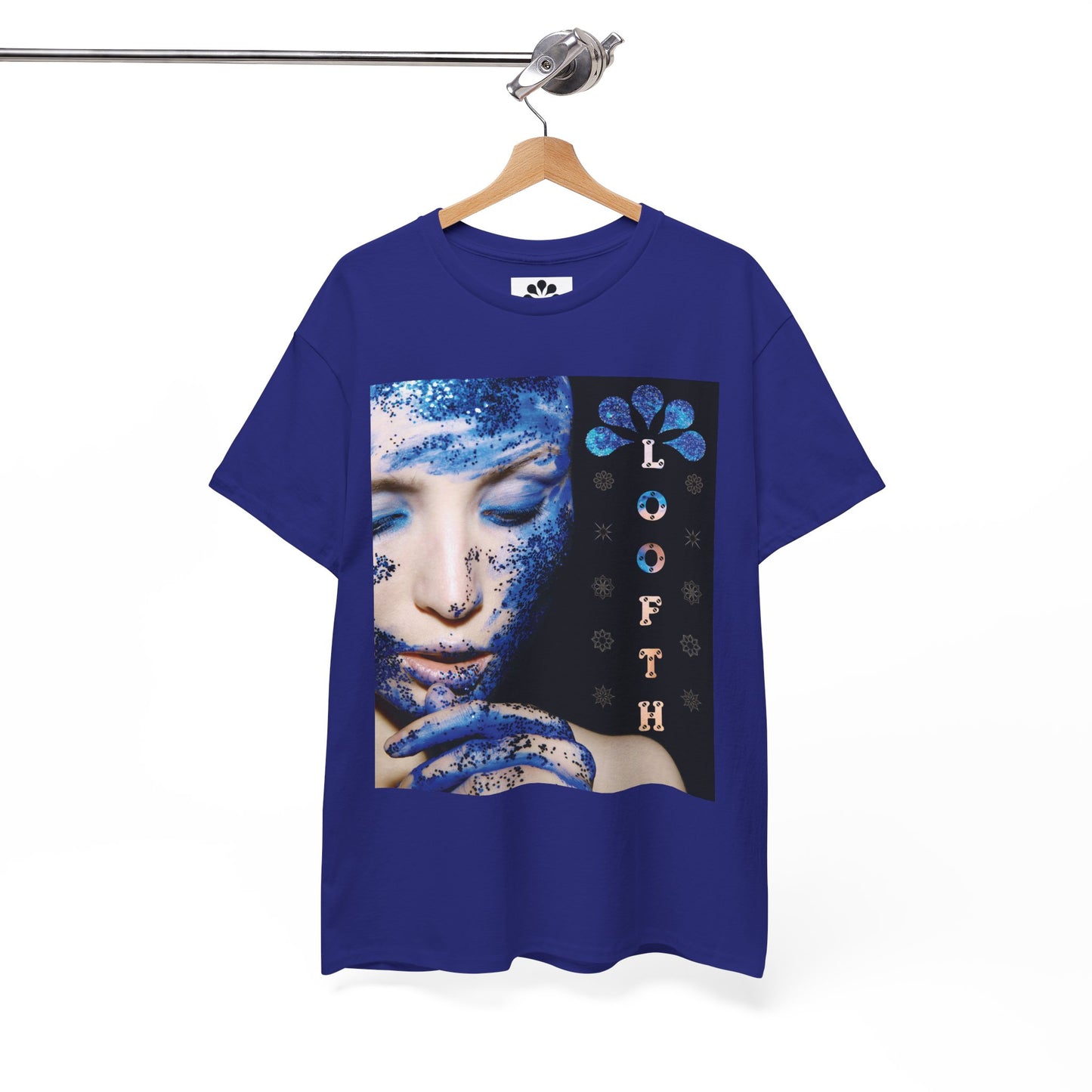 (F) Éclat Bleu Unisex Heavy Cotton Tee