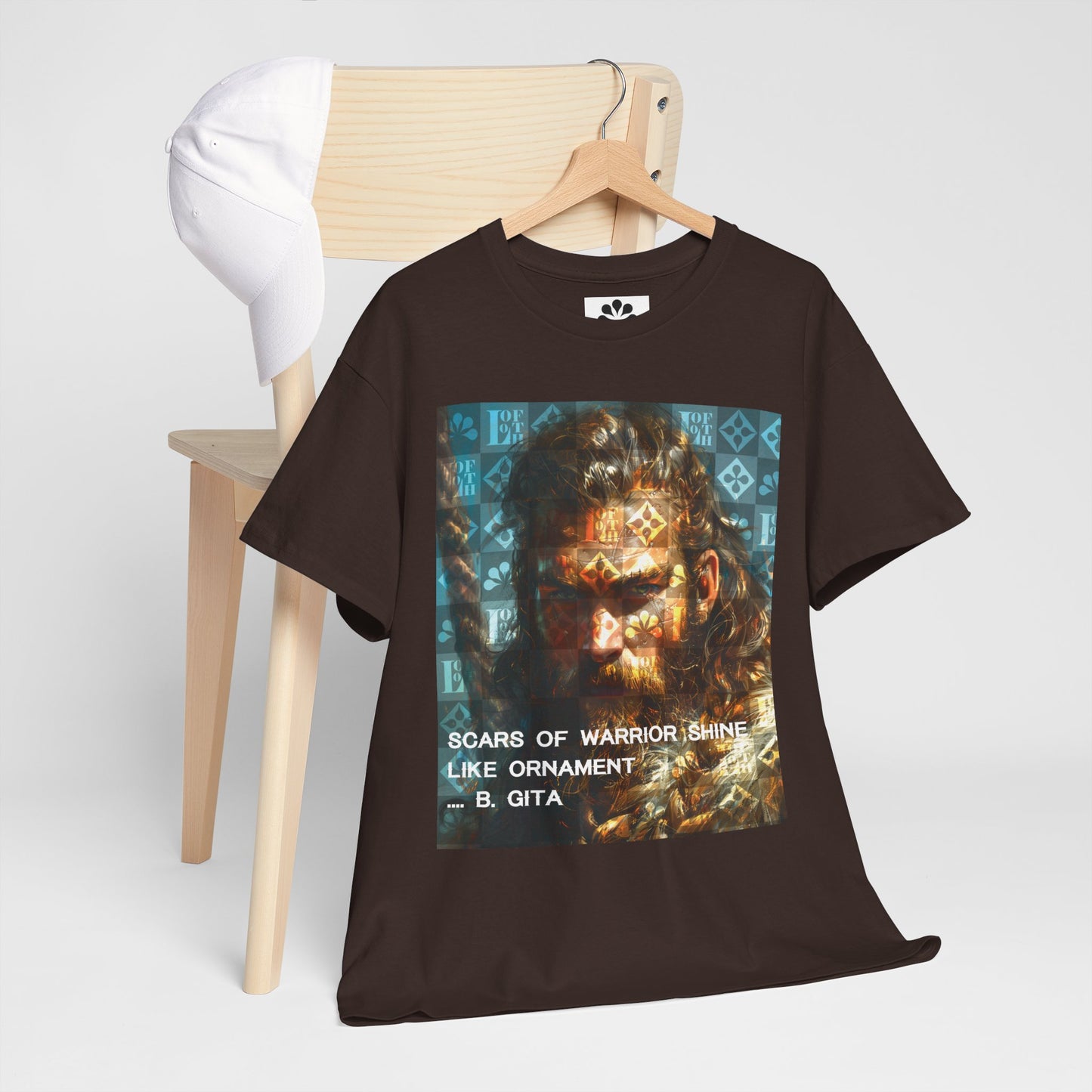 (M) Gita Guerrière Unisex Heavy Cotton Tee