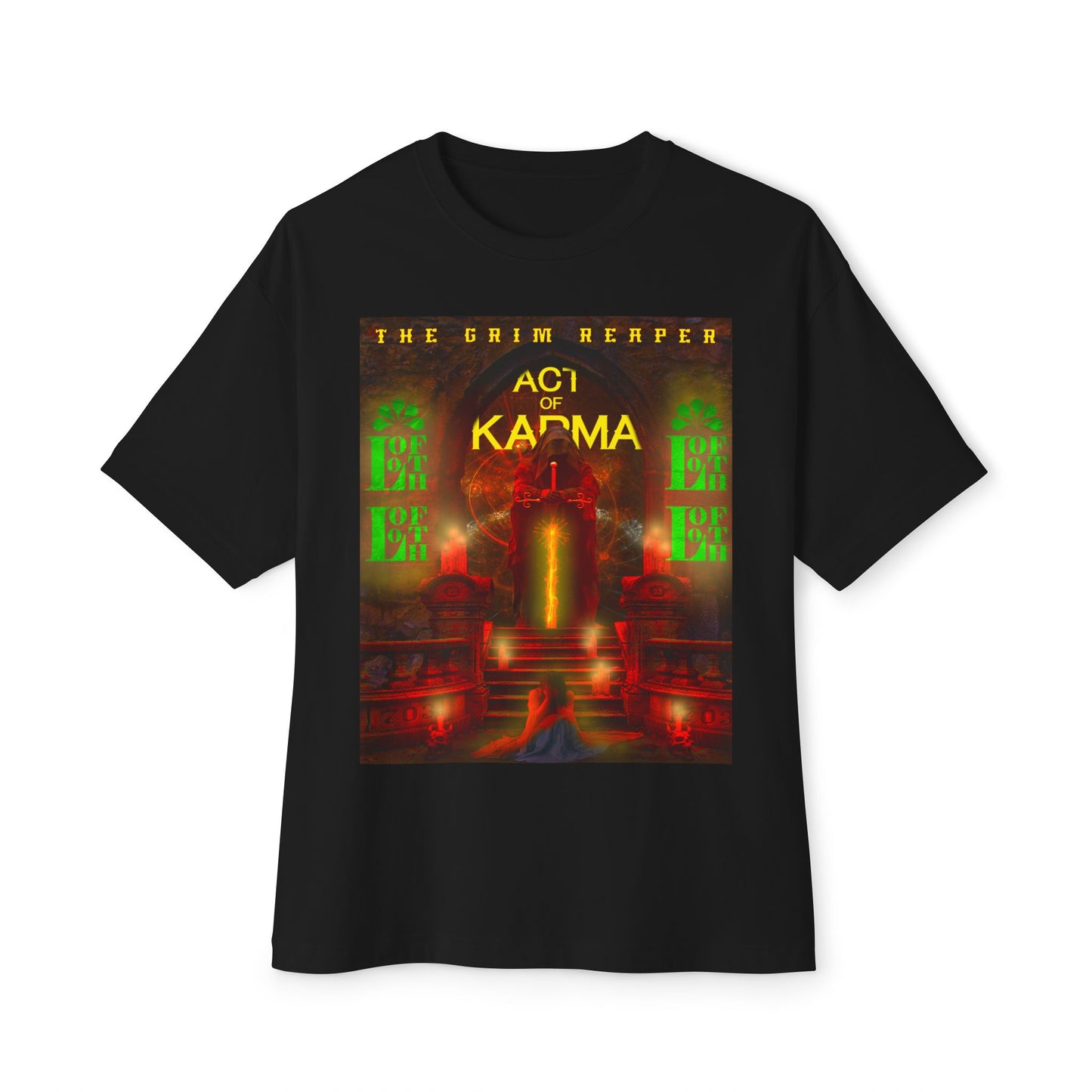 (F) Karma Rouge Unisex Oversized Tee