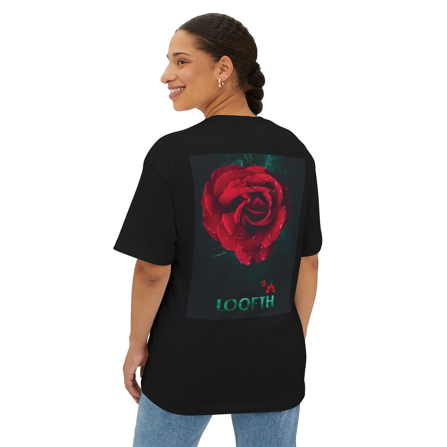 (F) Rosé de Mystique Unisex Oversized Boxy Tee
