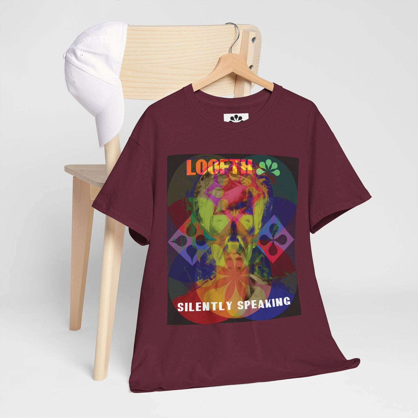 (M) Vibrance Silencieuse Unisex Heavy Cotton Tee