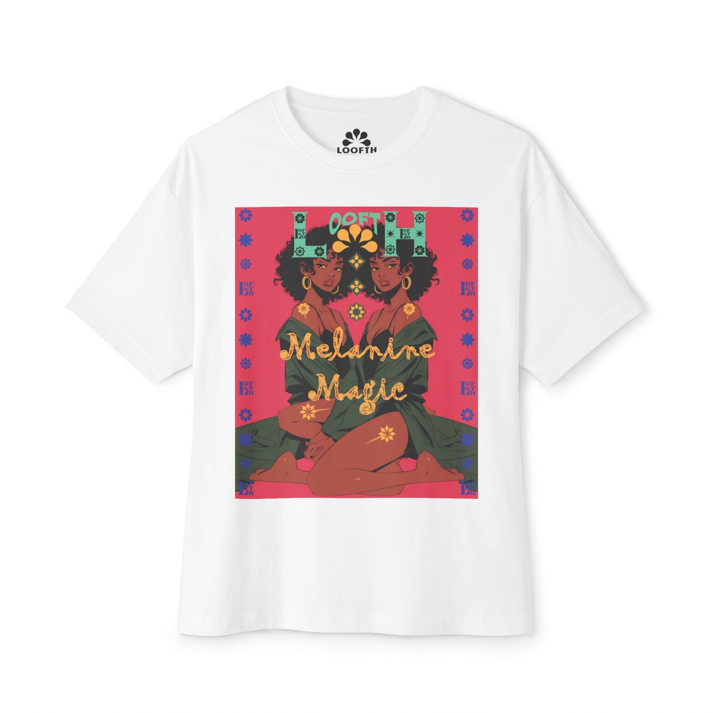 (F) Magie Ébène Unisex Oversized Boxy Tee