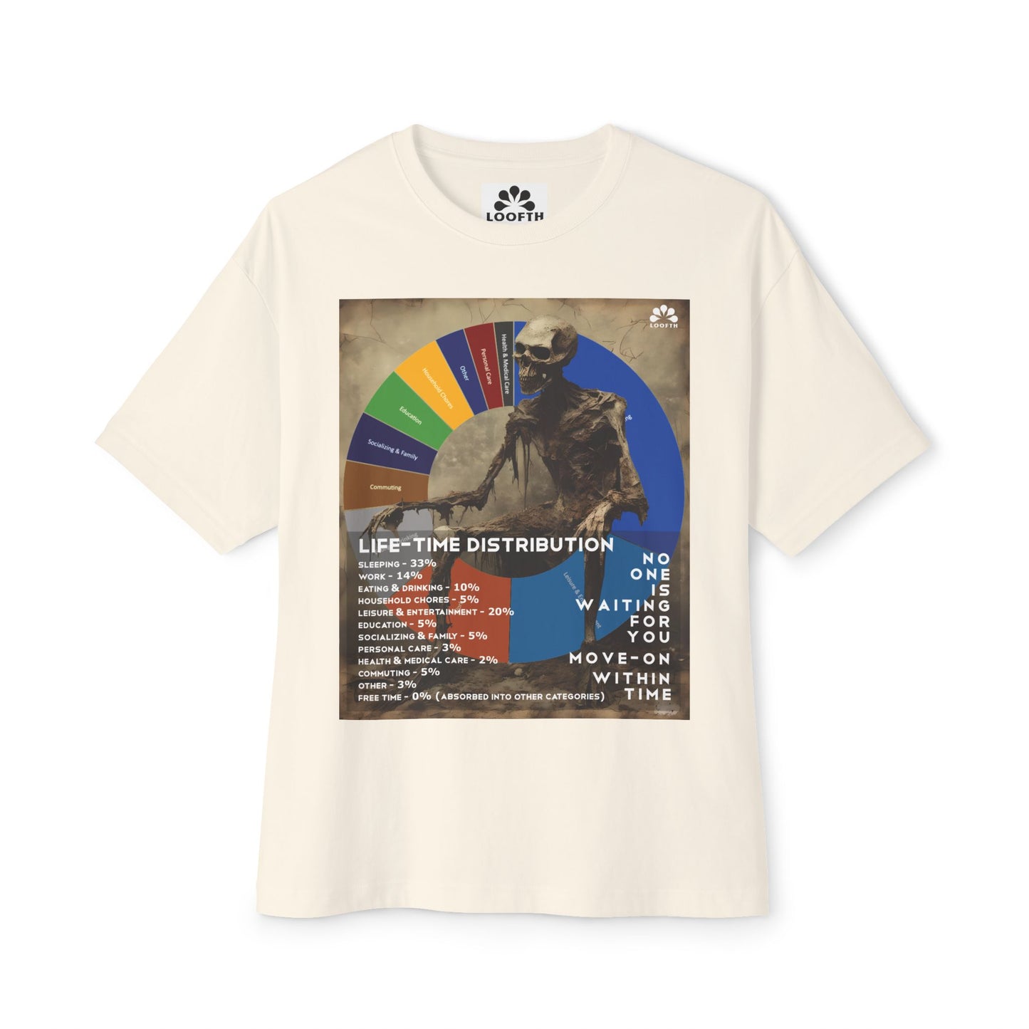 (M) Crâne Vivace Unisex Oversized Boxy Tee