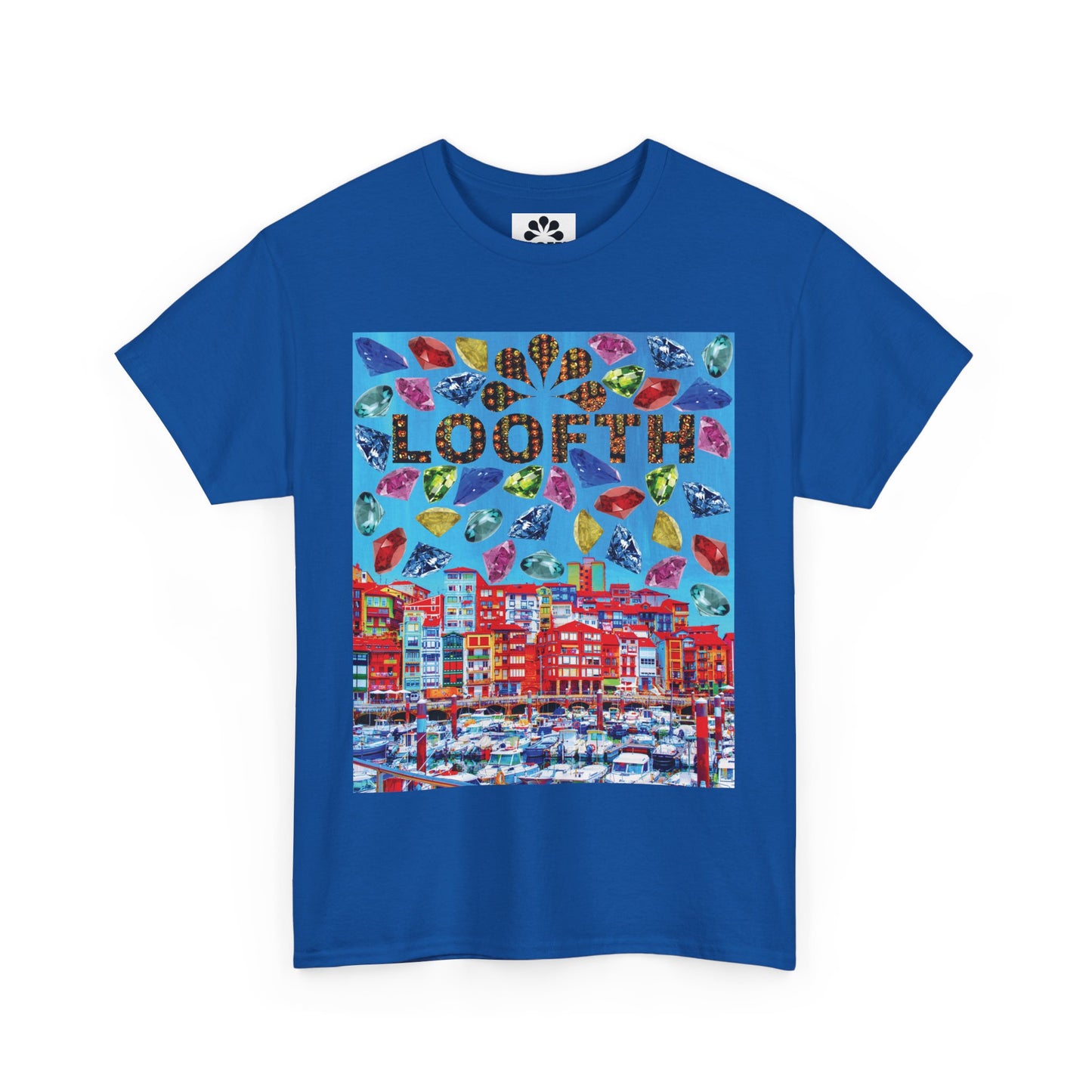 (F) Bijou Céleste Unisex Heavy Cotton Tee