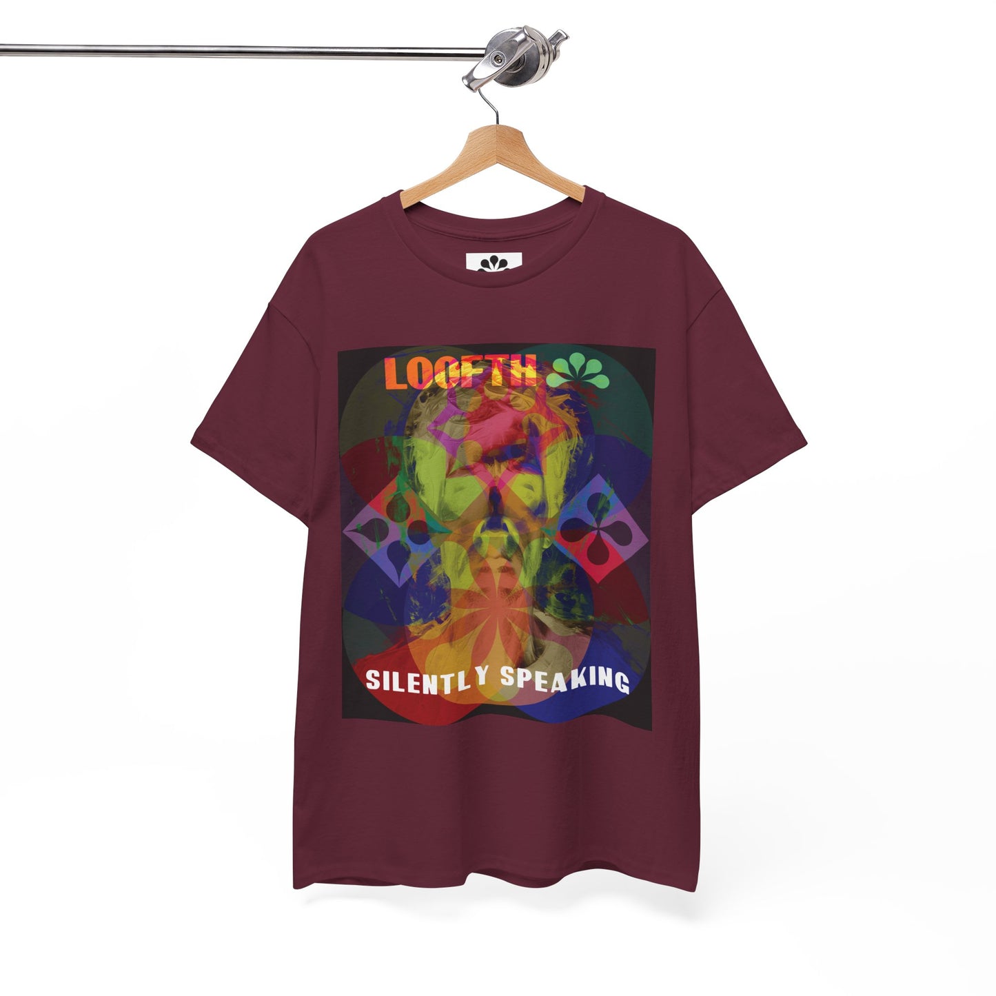 (M) Vibrance Silencieuse Unisex Heavy Cotton Tee