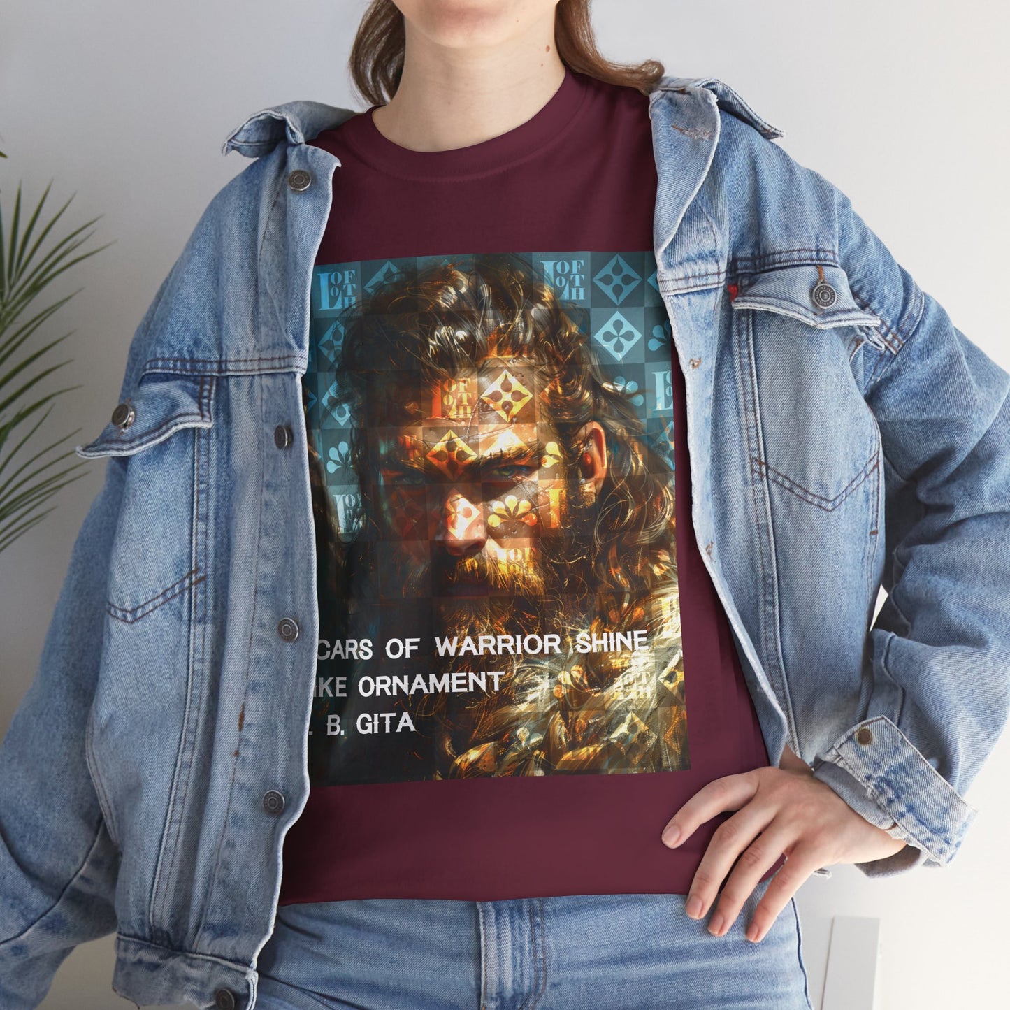 (M) Gita Guerrière Unisex Heavy Cotton Tee