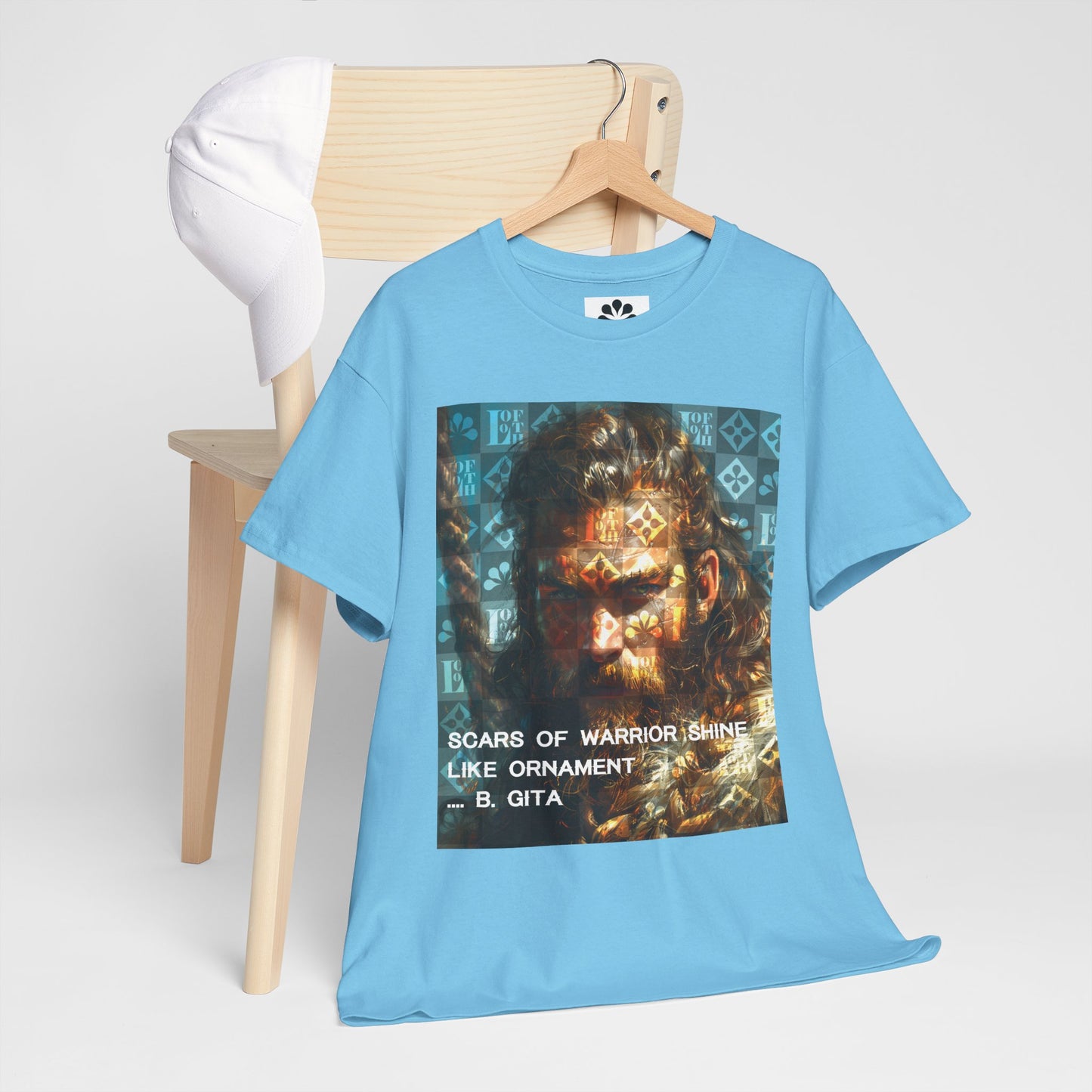 (M) Gita Guerrière Unisex Heavy Cotton Tee
