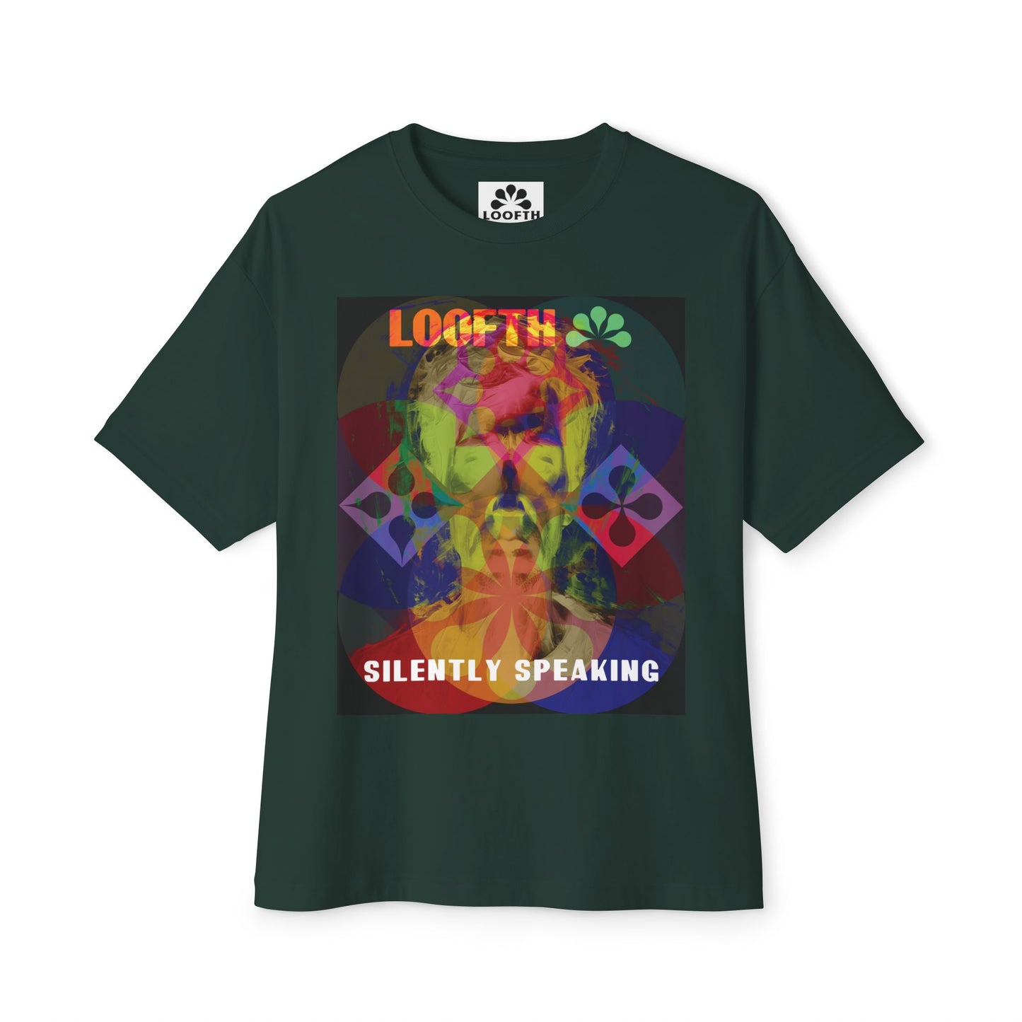 (M) Vibrance Silencieuse Unisex Oversized Tee