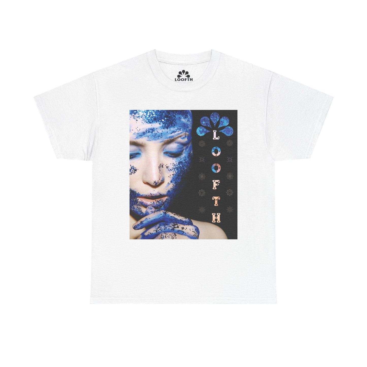 (F) Éclat Bleu Unisex Heavy Cotton Tee