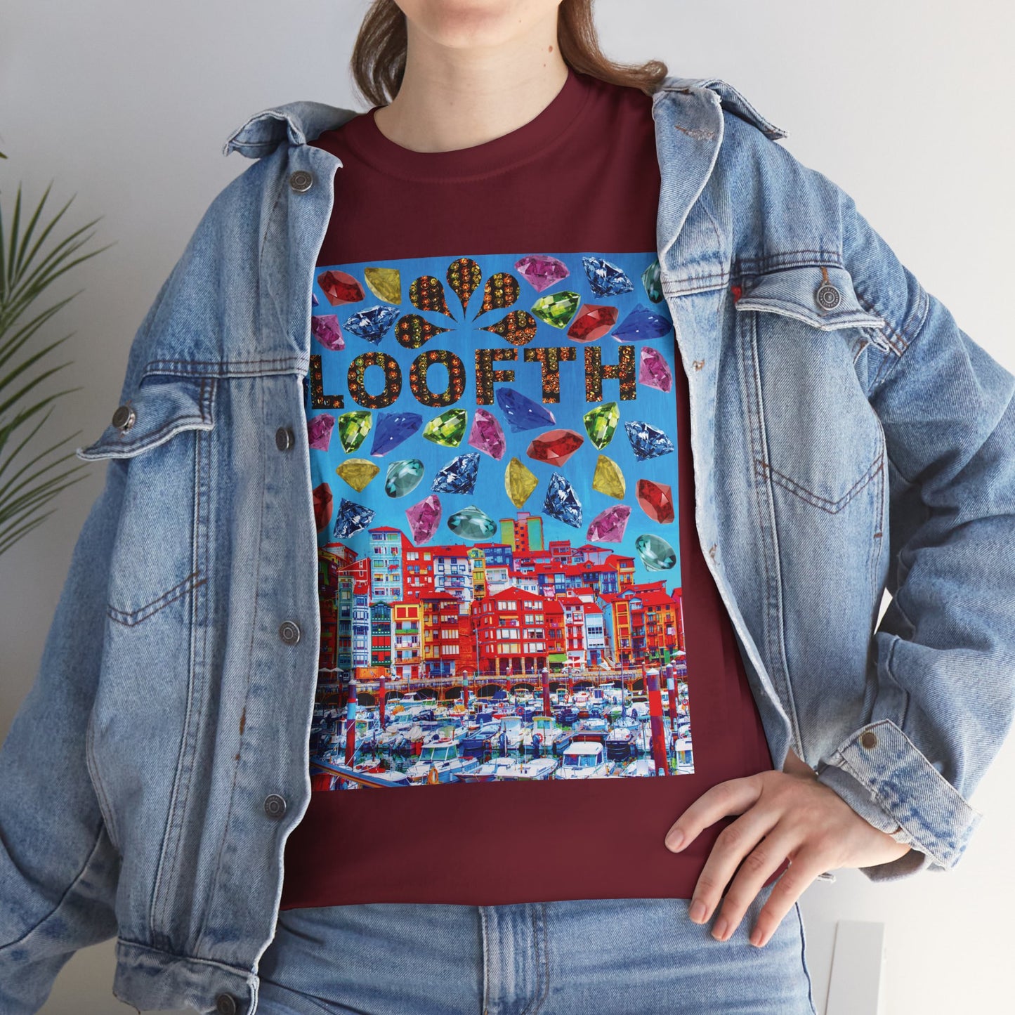 (M) Bijou Céleste Unisex Heavy Cotton Tee