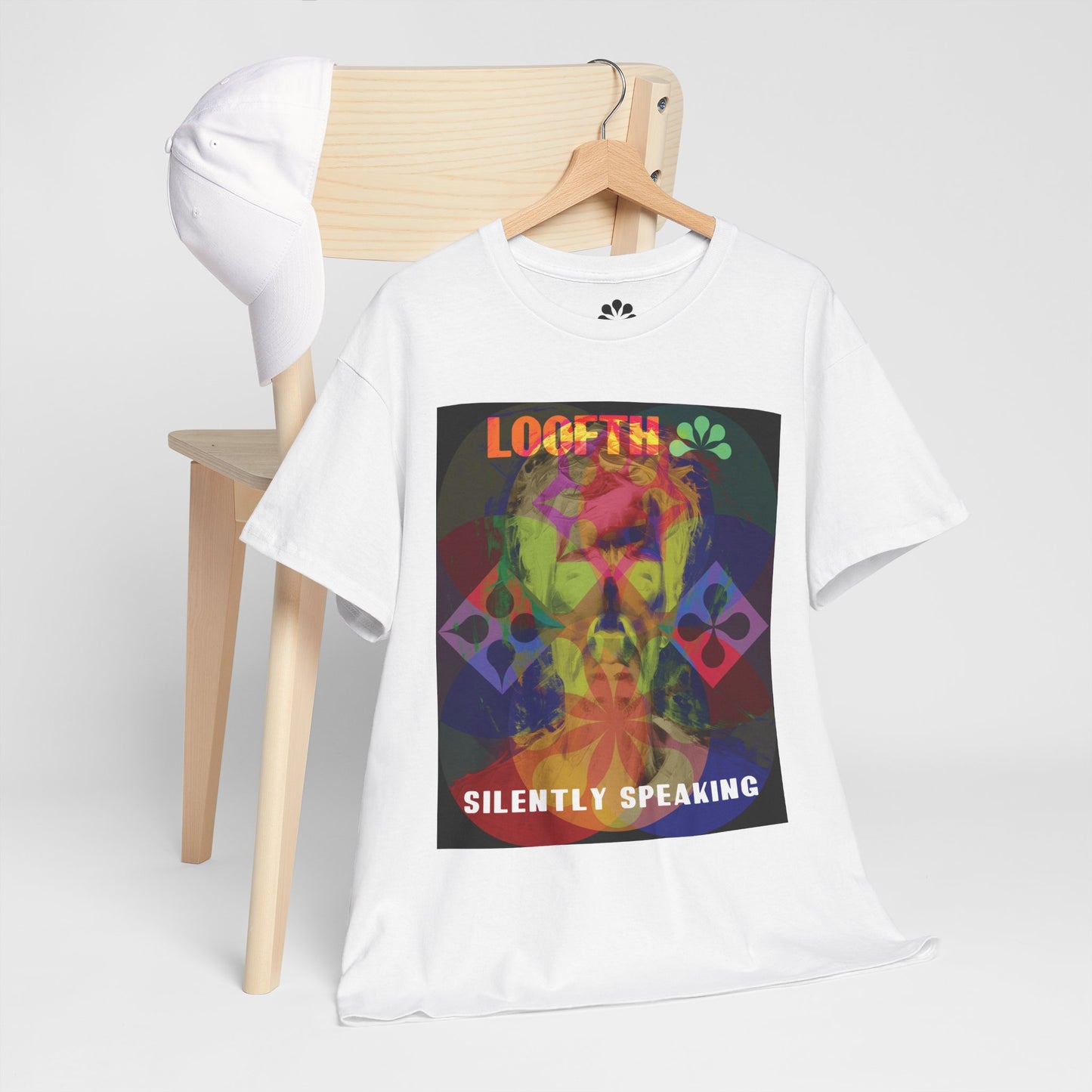 (M) Vibrance Silencieuse Unisex Heavy Cotton Tee