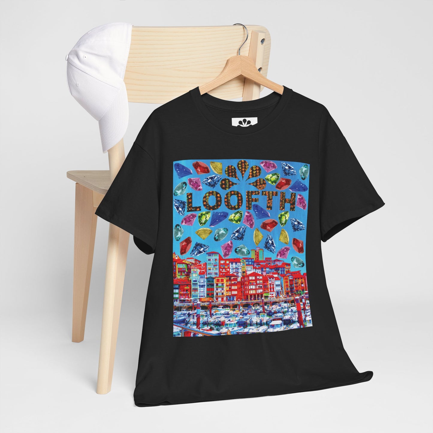 (M) Bijou Céleste Unisex Heavy Cotton Tee