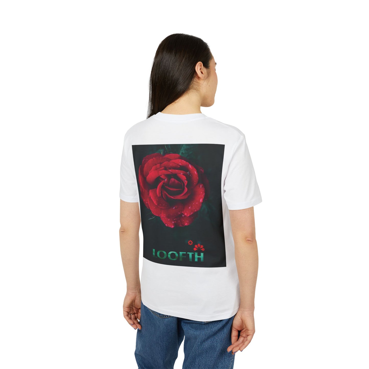 (F) Rosé de Mystique Unisex Organic Combed Cotton Medium Fit T-shirt