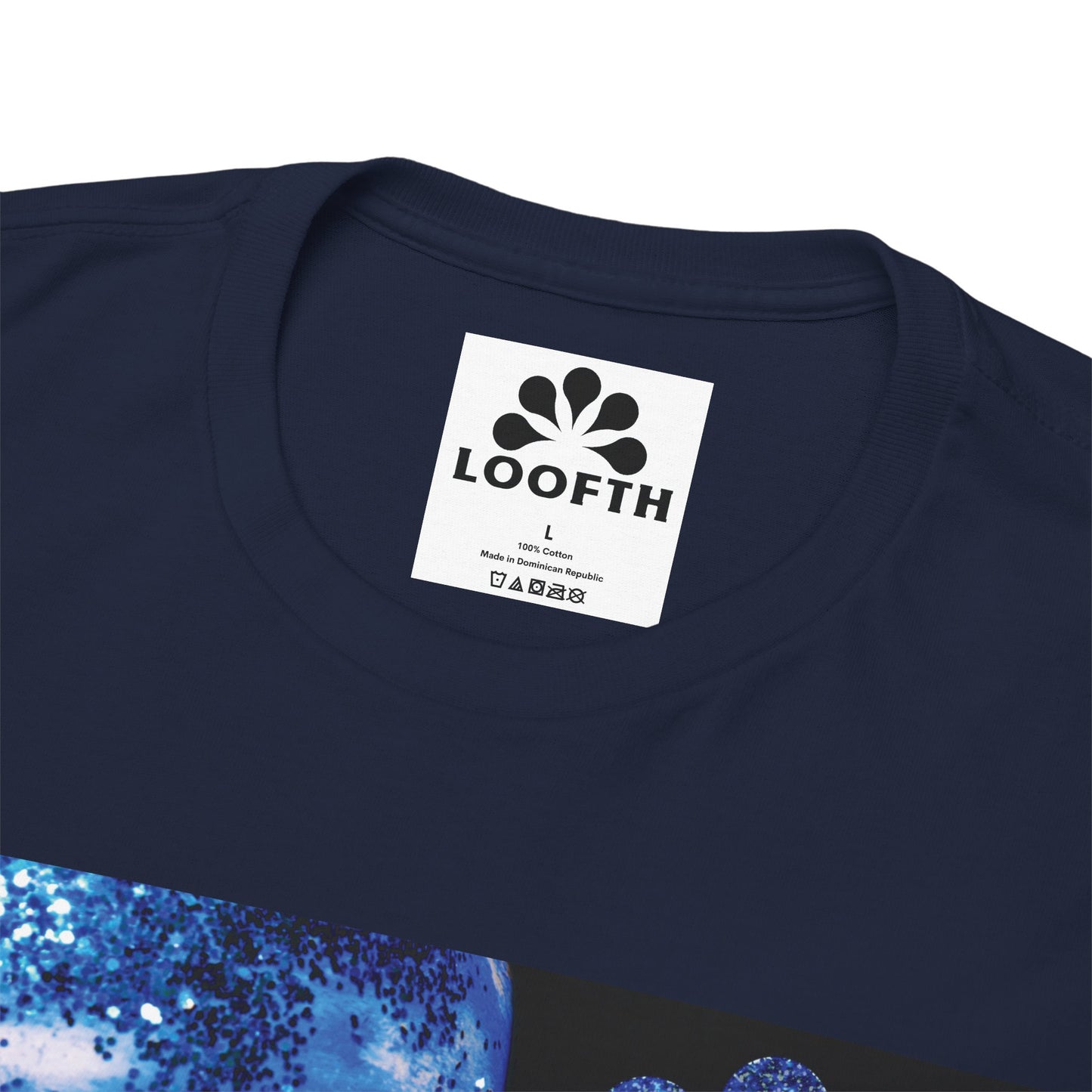 (F) Éclat Bleu Unisex Heavy Cotton Tee