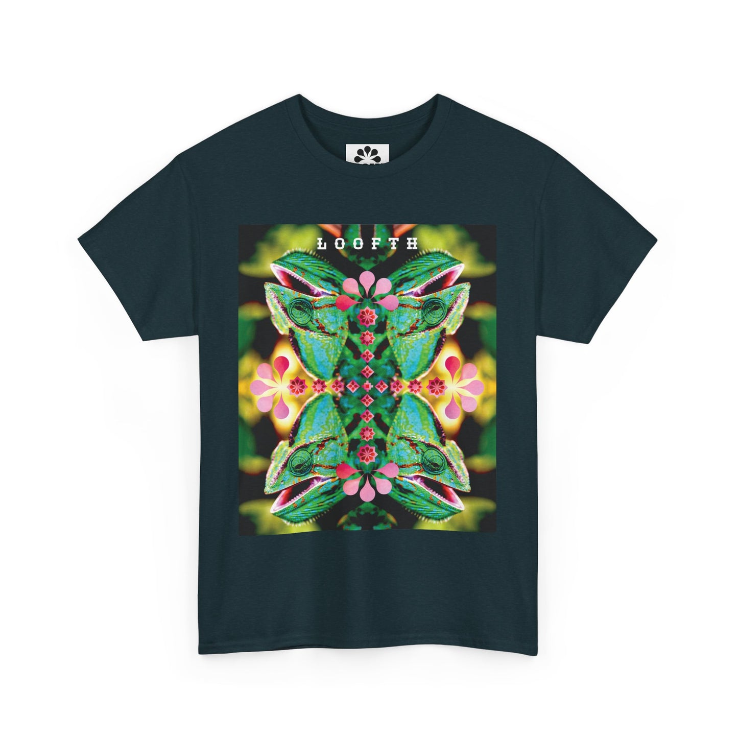 (F) Vert Chameleon Unisex Organic Combed Cotton Medium Fit T-shirt