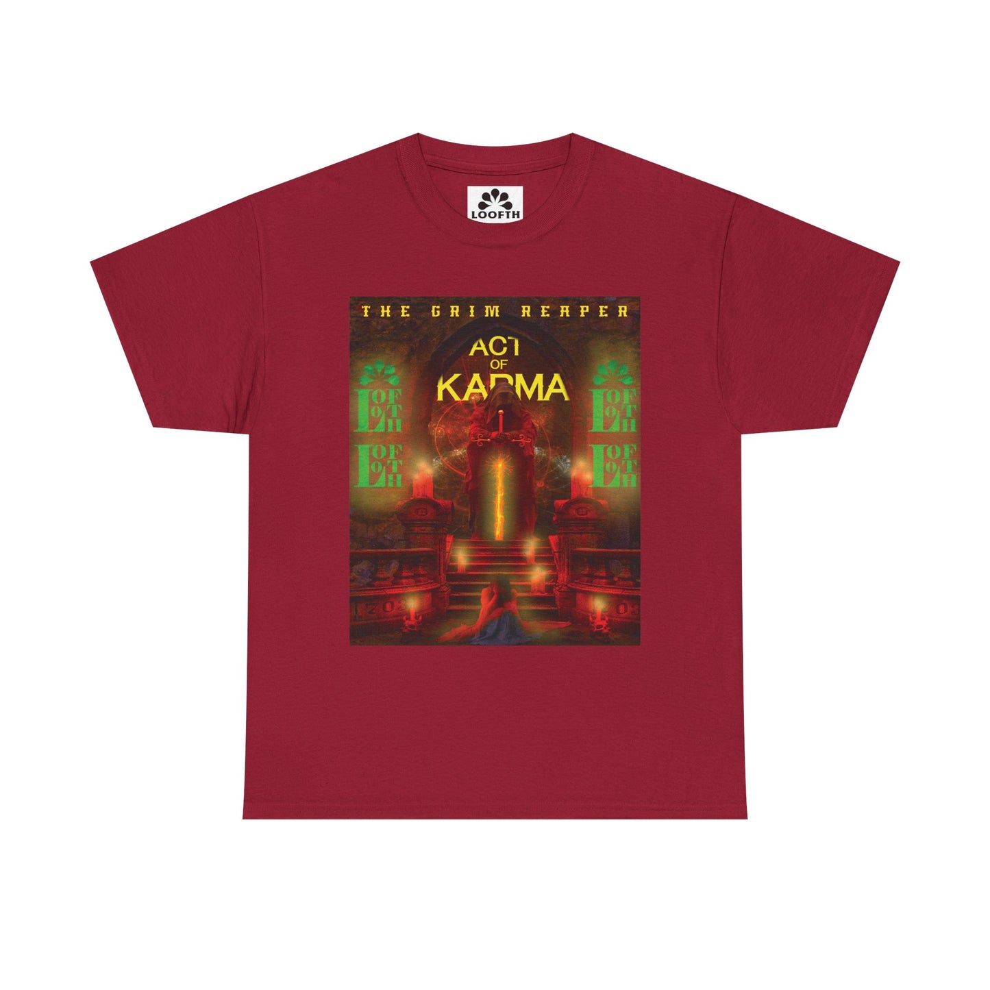 (M) Karma Rouge Unisex Heavy Cotton T-Shirt