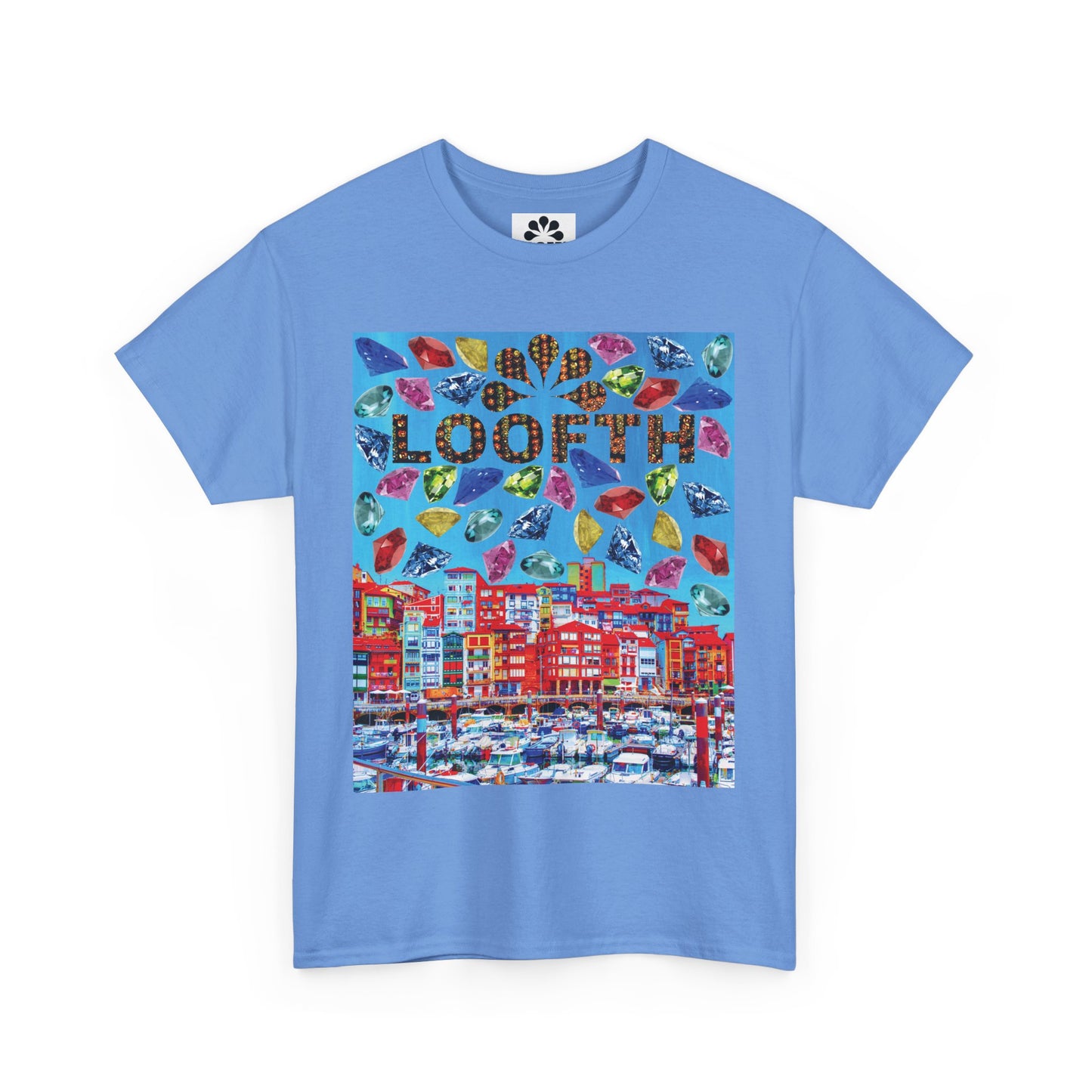 (F) Bijou Céleste Unisex Heavy Cotton Tee
