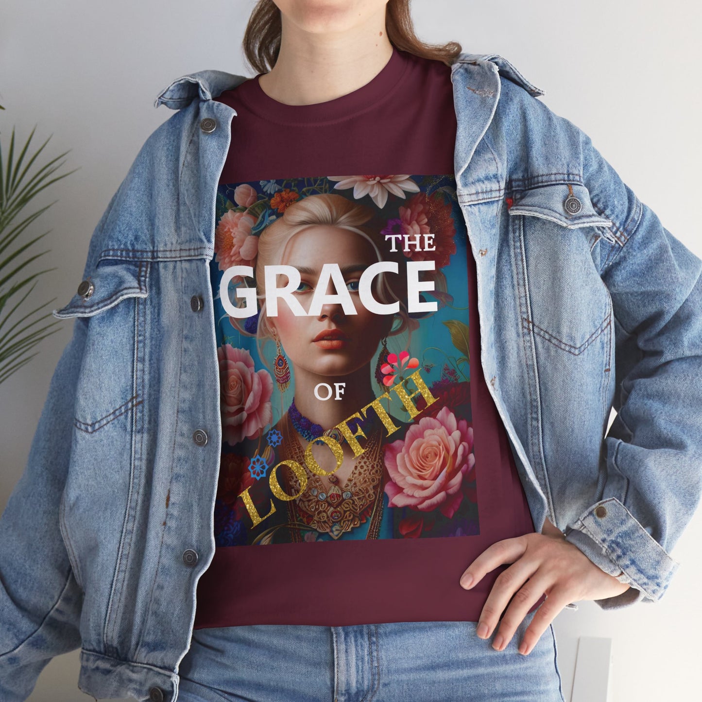(F) Fleur de Grâce Unisex Heavy Cotton Tee