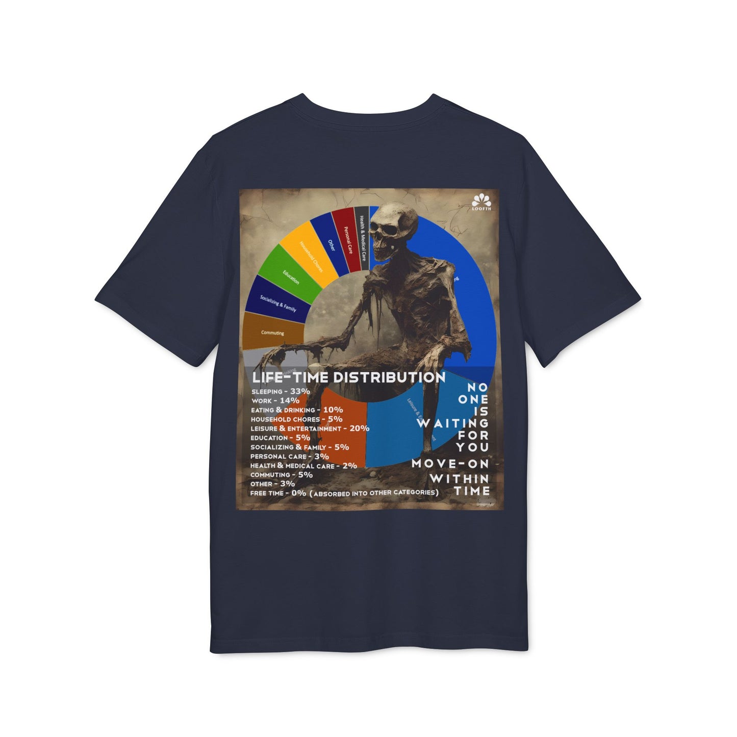 (F) Crâne Vivace Unisex Organic Combed Cotton Medium Fit T-shirt