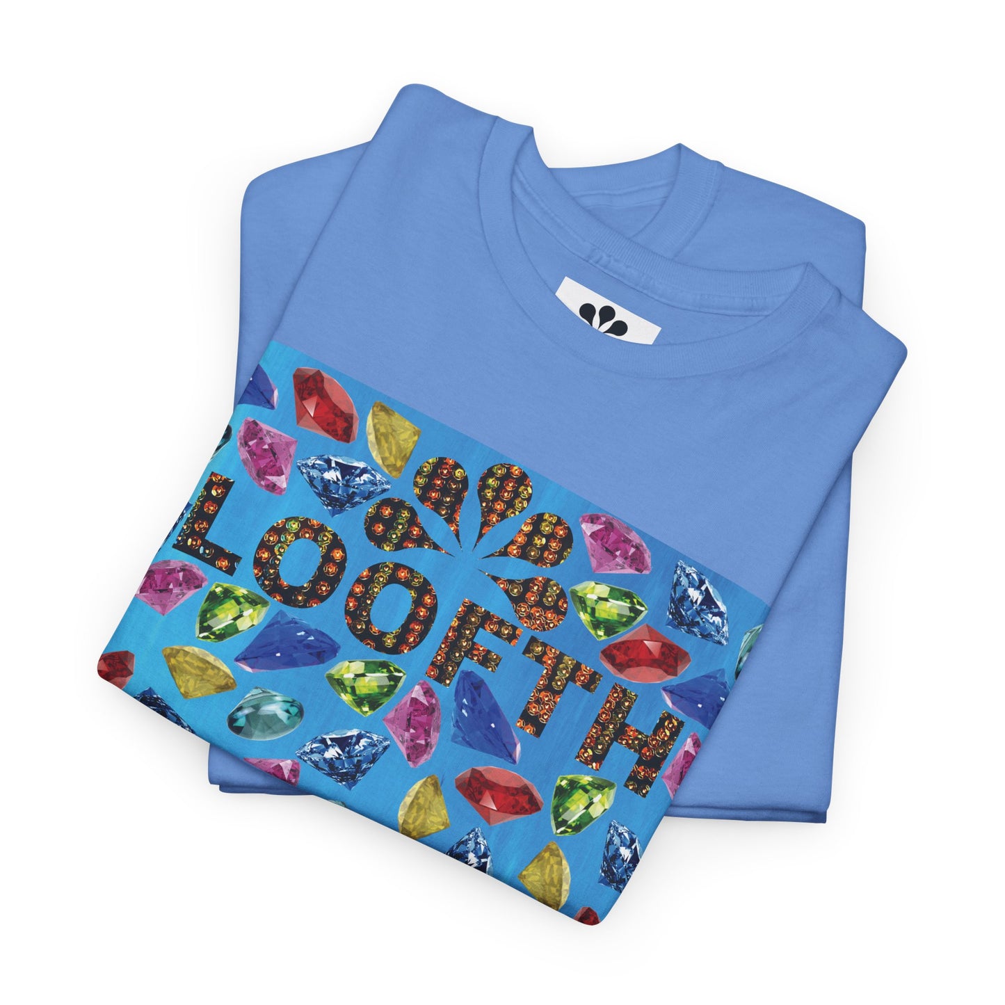(F) Bijou Céleste Unisex Heavy Cotton Tee