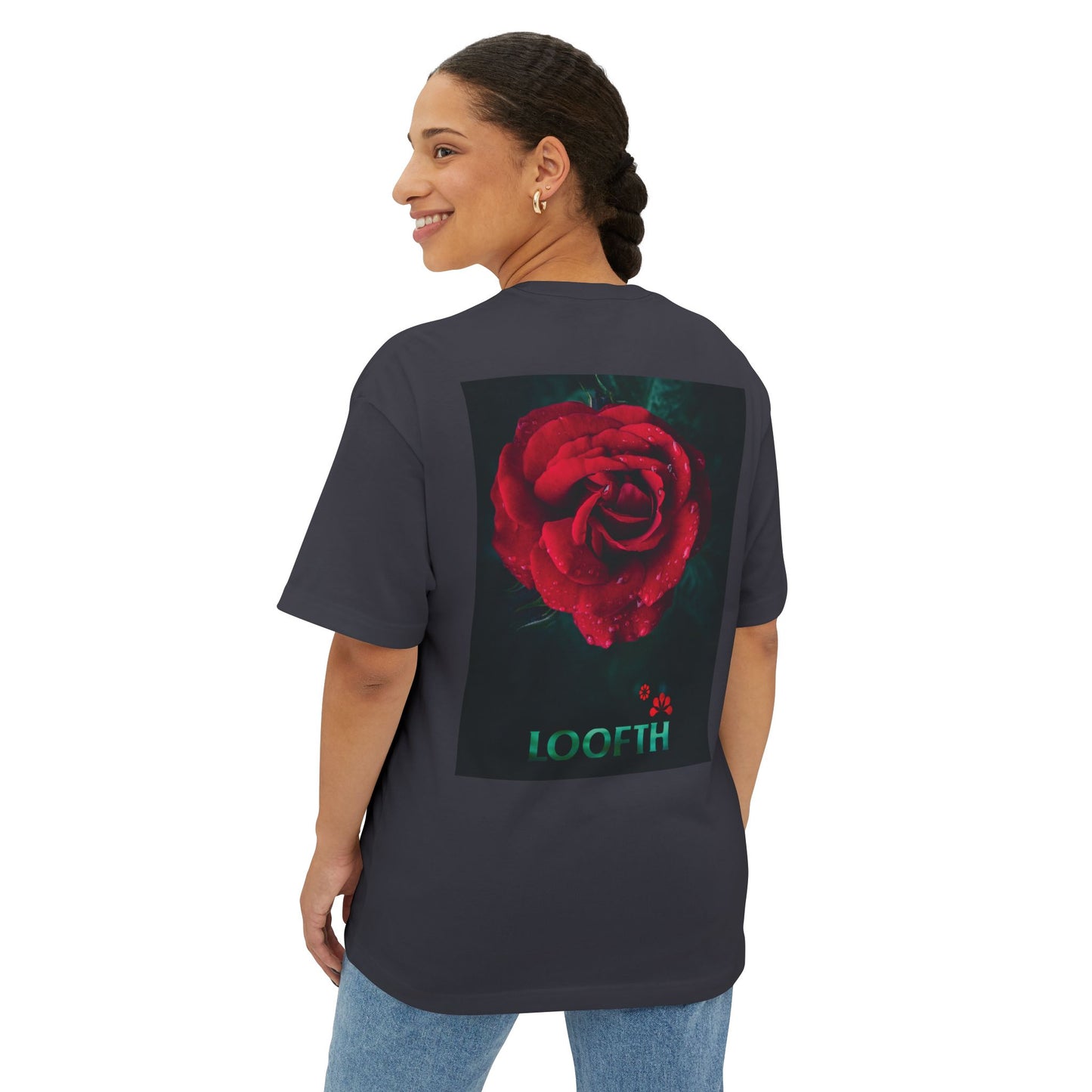 (F) Rosé de Mystique Unisex Oversized Boxy Tee