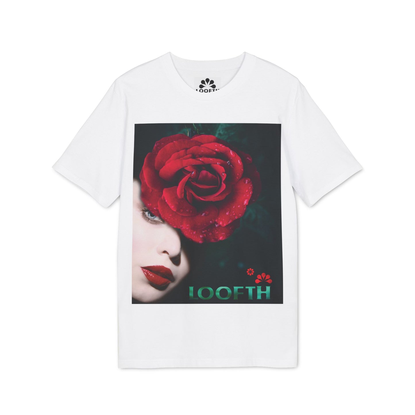 (F) Rosé de Mystique Unisex Organic Combed Cotton Medium Fit T-shirt