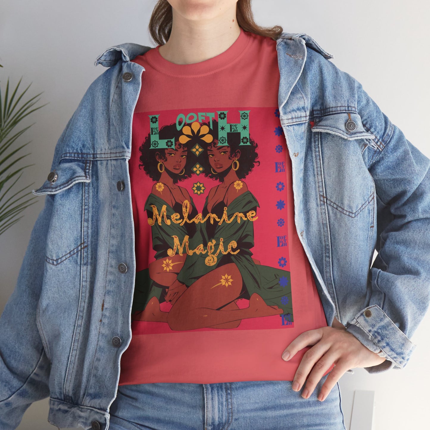 (F) Magie Ébène Unisex Heavy Cotton Tee