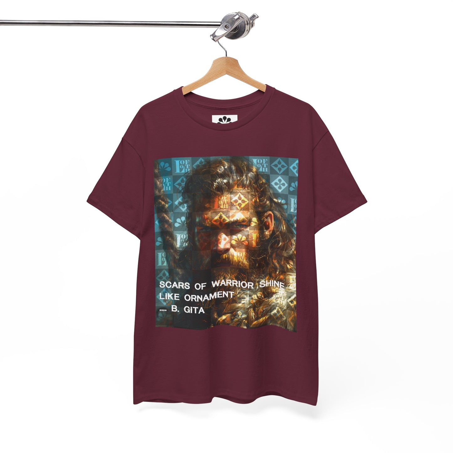(M) Gita Guerrière Unisex Heavy Cotton Tee