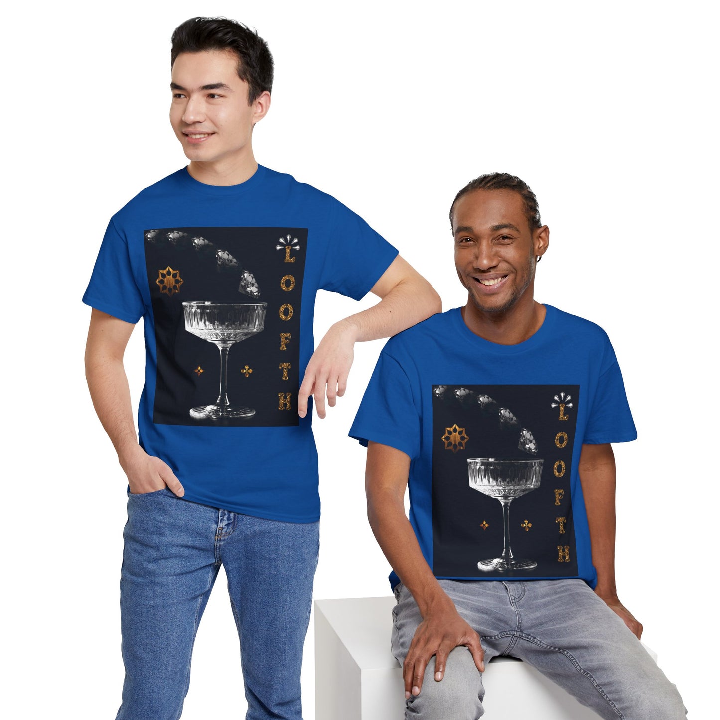(M) Cristal Noir Unisex Heavy Cotton Tee