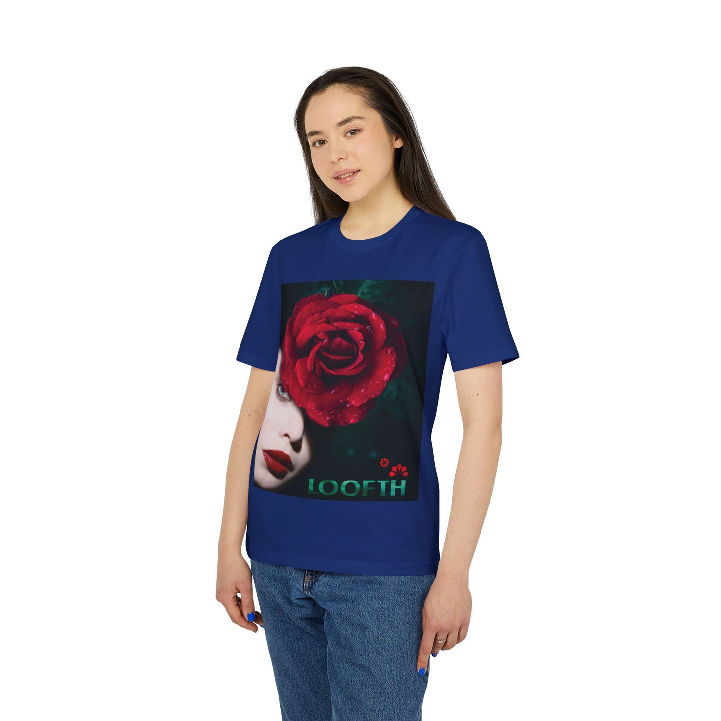 (F) Rosé de Mystique Unisex Organic Combed Cotton Medium Fit T-shirt