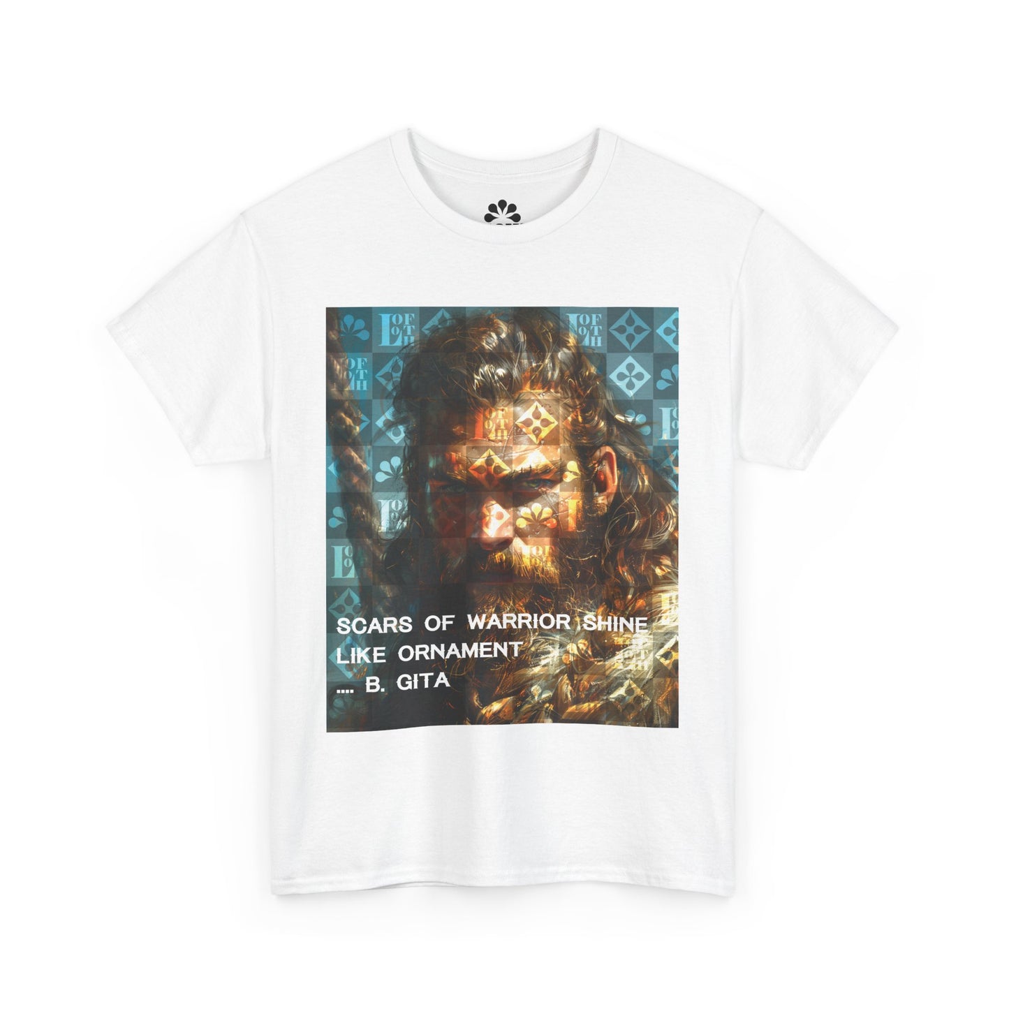 (M) Gita Guerrière Unisex Heavy Cotton Tee
