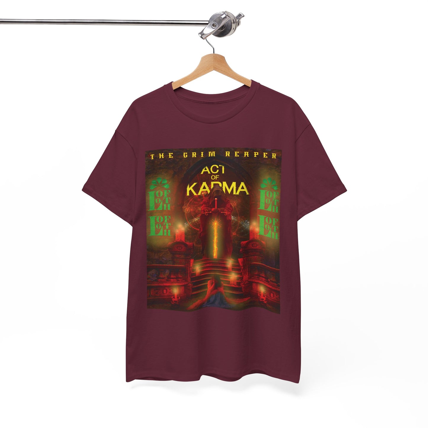 (F) Karma Rouge Heavy Cotton Tee