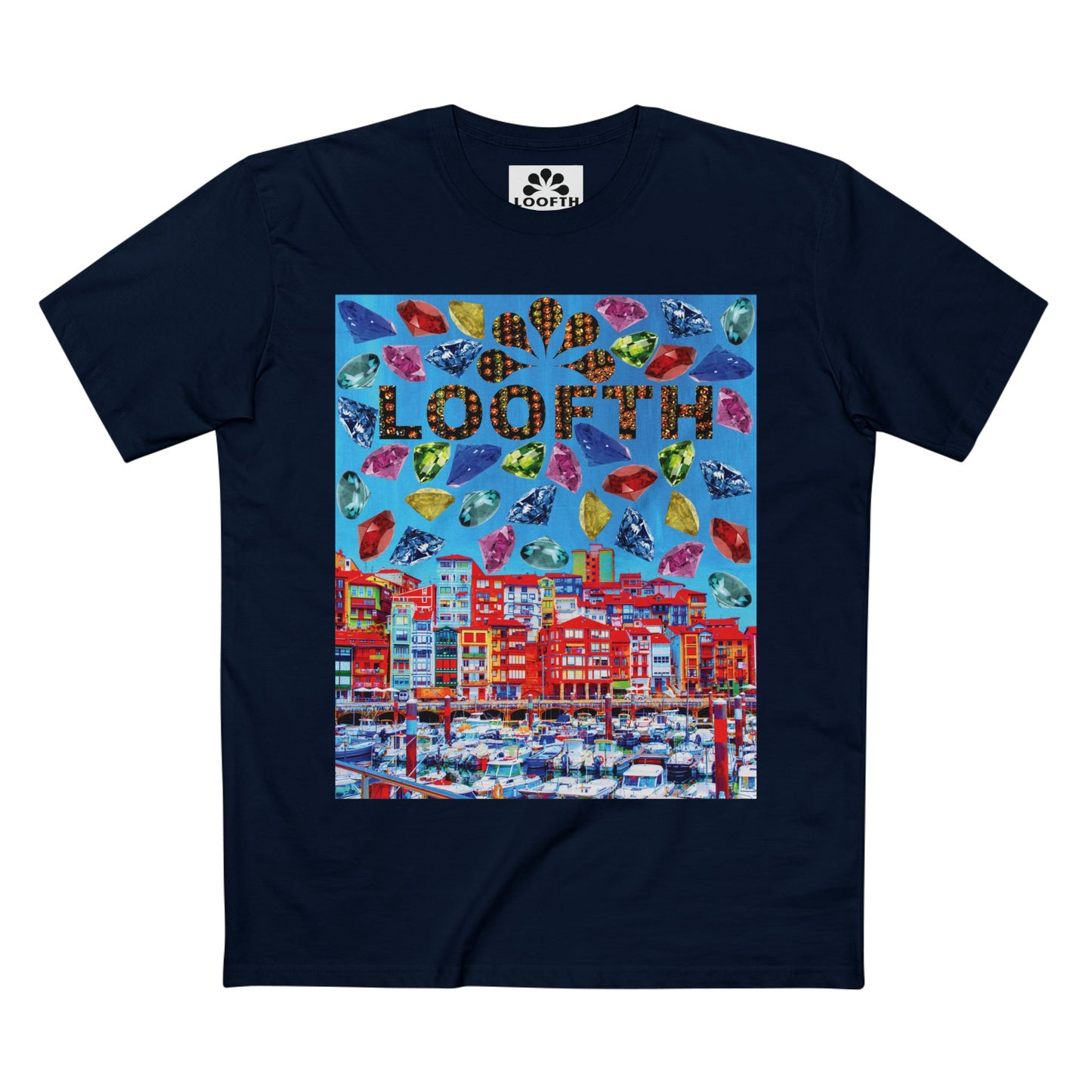 (M) Bijou Céleste Adult Staple T-Shirt