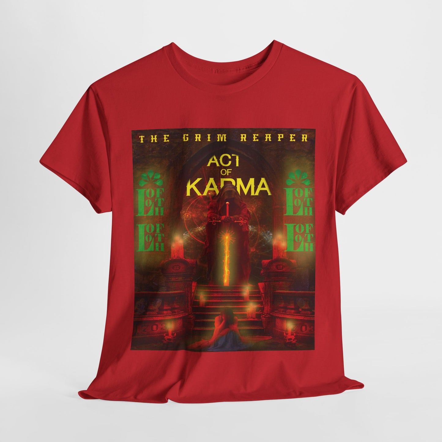 (F) Karma Rouge Heavy Cotton Tee
