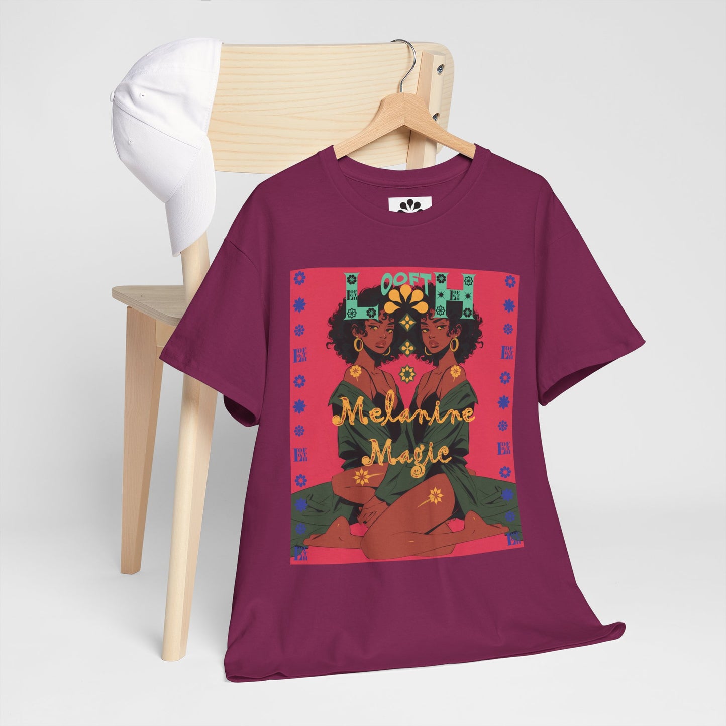 (F) Magie Ébène Unisex Heavy Cotton Tee