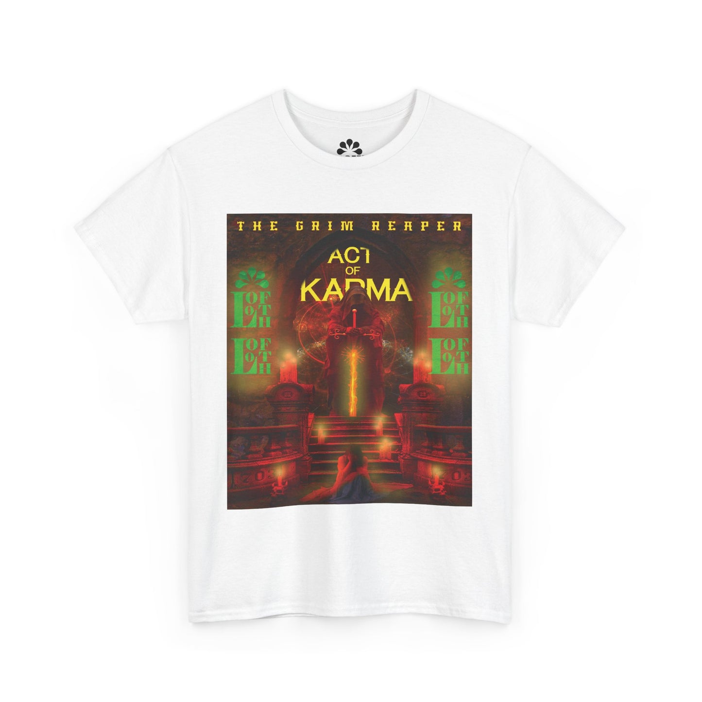 (M) Karma Rouge Unisex Heavy Cotton T-Shirt